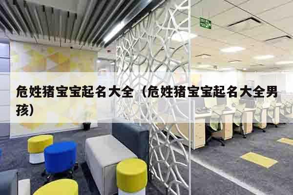 危姓猪宝宝起名大全（危姓猪宝宝起名大全男孩）