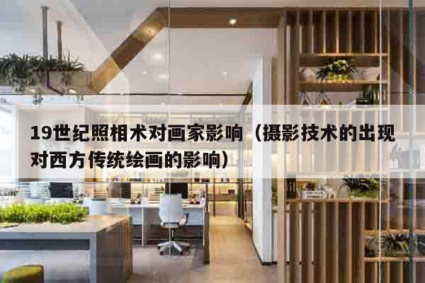 19世纪照相术对画家影响（摄影技术的出现对西方传统绘画的影响）