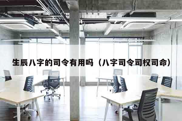生辰八字的司令有用吗（八字司令司权司命）