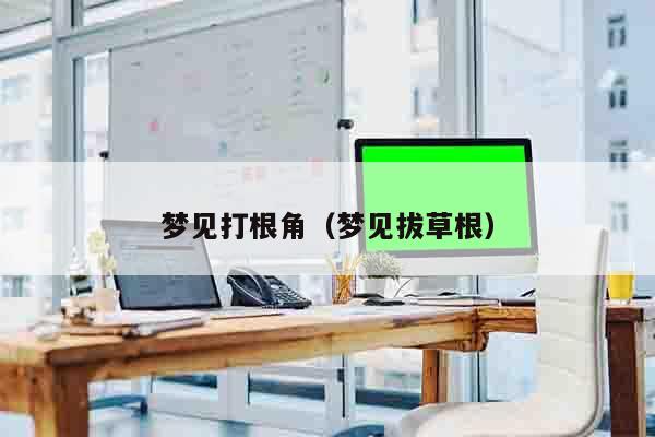 梦见打根角（梦见拔草根）