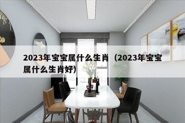 2023年宝宝属什么生肖（2023年宝宝属什么生肖好）