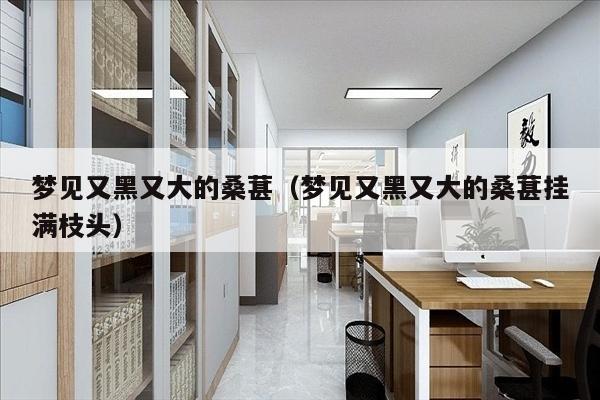 梦见又黑又大的桑葚（梦见又黑又大的桑葚挂满枝头）