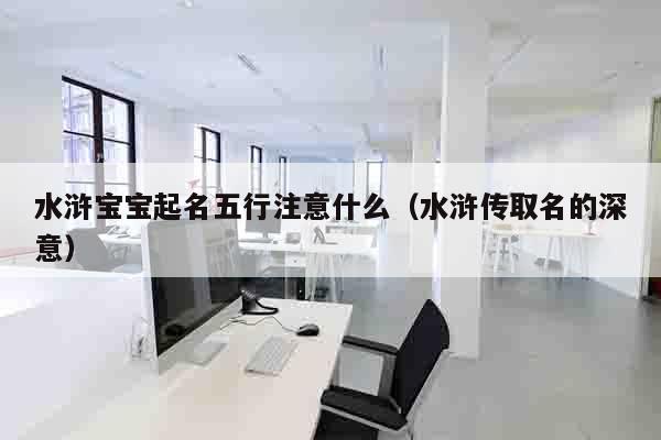 水浒宝宝起名五行注意什么（水浒传取名的深意）