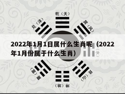 2022年1月1日属什么生肖呢（2022年1月份属于什么生肖）