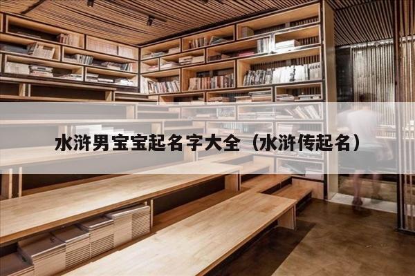 水浒男宝宝起名字大全（水浒传起名）