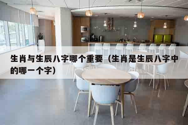 生肖与生辰八字哪个重要（生肖是生辰八字中的哪一个字）