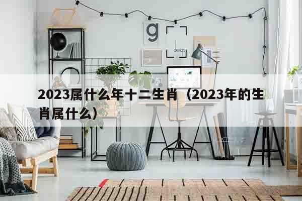 2023属什么年十二生肖（2023年的生肖属什么）