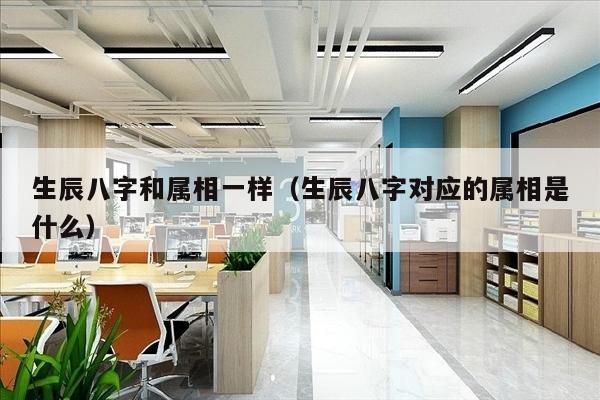 生辰八字和属相一样（生辰八字对应的属相是什么）