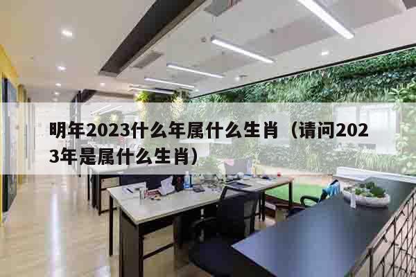 明年2023什么年属什么生肖（请问2023年是属什么生肖）