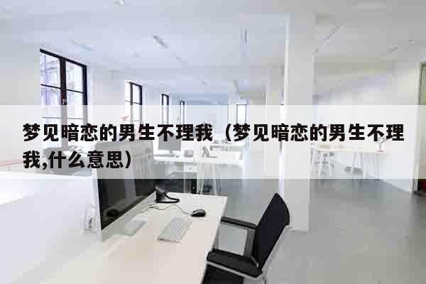 梦见暗恋的男生不理我（梦见暗恋的男生不理我,什么意思）