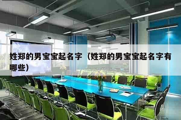 姓郑的男宝宝起名字（姓郑的男宝宝起名字有哪些）