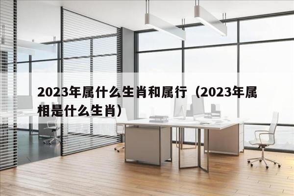 2023年属什么生肖和属行（2023年属相是什么生肖）