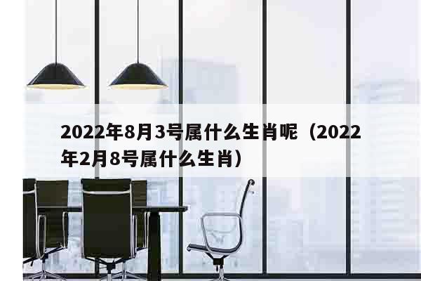 2022年8月3号属什么生肖呢（2022年2月8号属什么生肖）