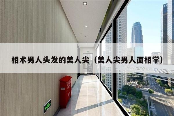 相术男人头发的美人尖（美人尖男人面相学）