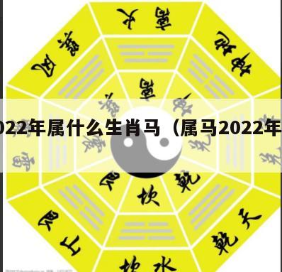 2022年属什么生肖马（属马2022年的）