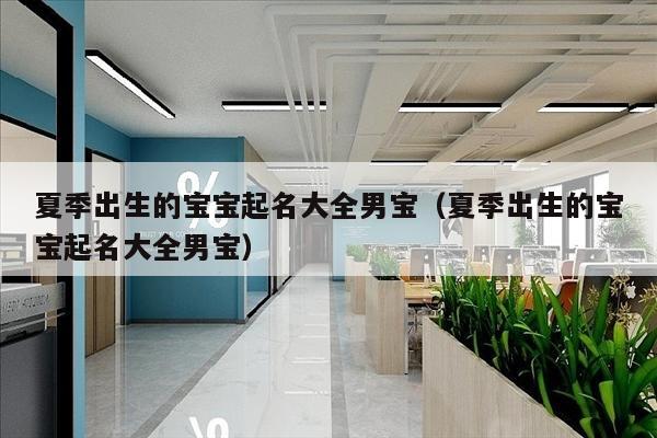 夏季出生的宝宝起名大全男宝（夏季出生的宝宝起名大全男宝）