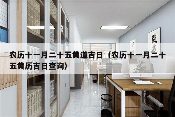 农历十一月二十五黄道吉日（农历十一月二十五黄历吉日查询）