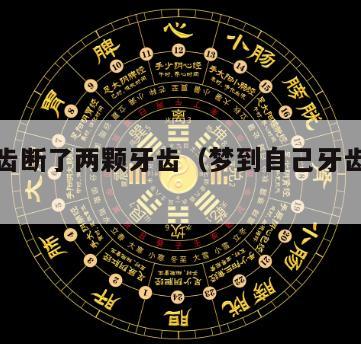 梦见牙齿断了两颗牙齿（梦到自己牙齿断了两颗）