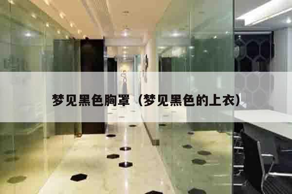 梦见黑色胸罩（梦见黑色的上衣）