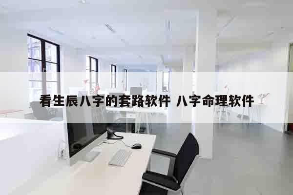 看生辰八字的套路软件 八字命理软件
