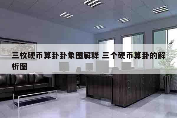 三枚硬币算卦卦象图解释 三个硬币算卦的解析图