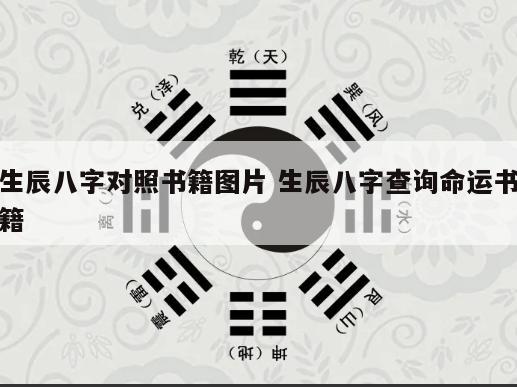 生辰八字对照书籍图片 生辰八字查询命运书籍