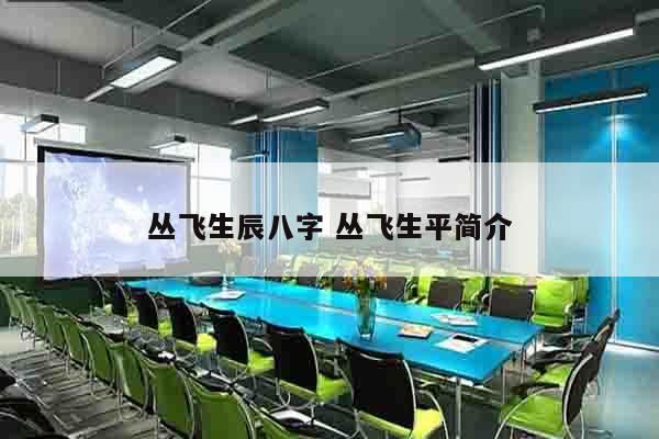 丛飞生辰八字 丛飞生平简介