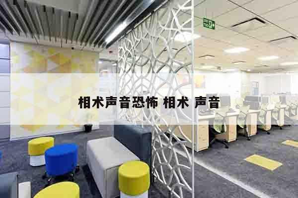 相术声音恐怖 相术 声音
