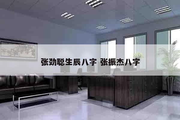 张劲聪生辰八字 张振杰八字