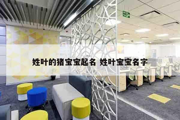 姓叶的猪宝宝起名 姓叶宝宝名字