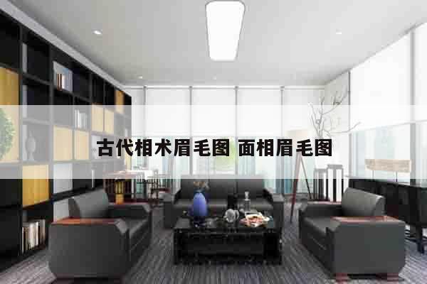 古代相术眉毛图 面相眉毛图
