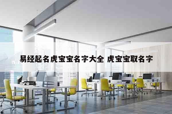 易经起名虎宝宝名字大全 虎宝宝取名字