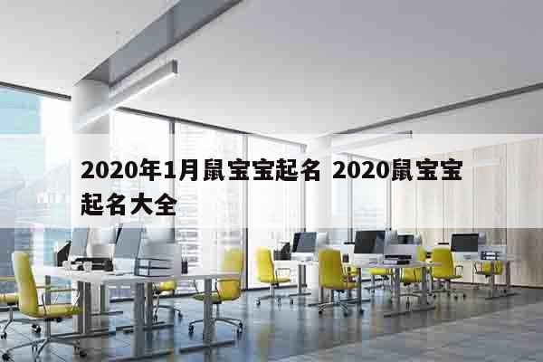 2020年1月鼠宝宝起名 2020鼠宝宝起名大全