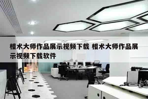 相术大师作品展示视频下载 相术大师作品展示视频下载软件