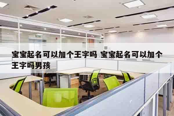 宝宝起名可以加个王字吗 宝宝起名可以加个王字吗男孩