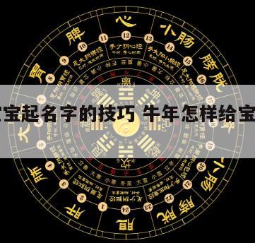 牛年宝宝起名字的技巧 牛年怎样给宝宝取名字?