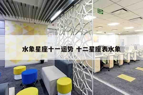 水象星座十一运势 十二星座表水象