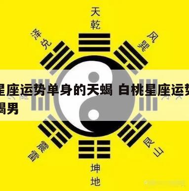白桃星座运势单身的天蝎 白桃星座运势单身的天蝎男