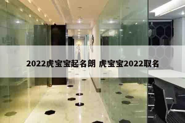 2022虎宝宝起名朗 虎宝宝2022取名