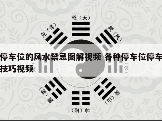 停车位的风水禁忌图解视频 各种停车位停车技巧视频