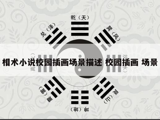 相术小说校园插画场景描述 校园插画 场景