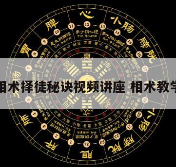 道门相术择徒秘诀视频讲座 相术教学视频