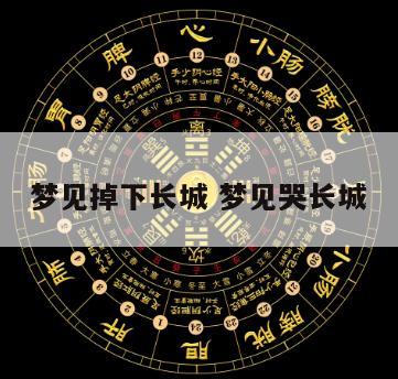 梦见掉下长城 梦见哭长城