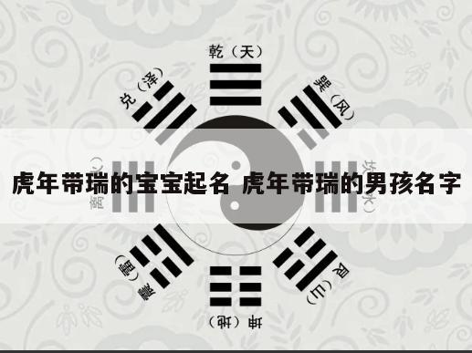 虎年带瑞的宝宝起名 虎年带瑞的男孩名字