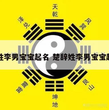 楚辞姓李男宝宝起名 楚辞姓李男宝宝起名字