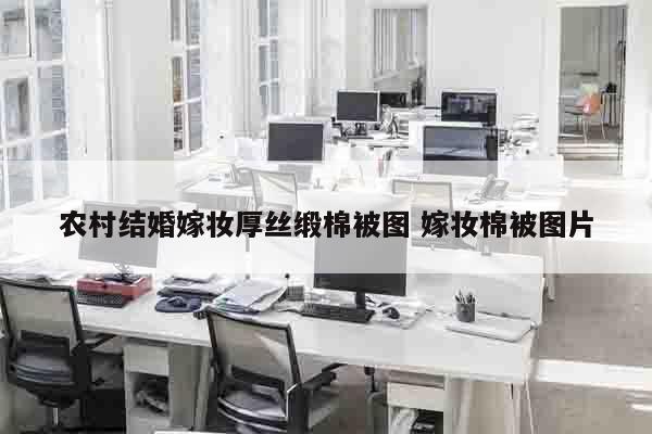 农村结婚嫁妆厚丝缎棉被图 嫁妆棉被图片
