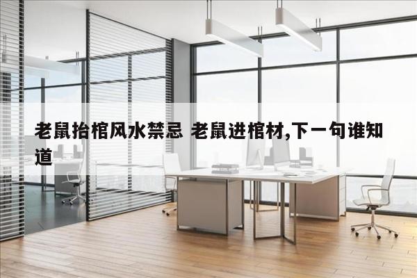 老鼠抬棺风水禁忌 老鼠进棺材,下一句谁知道