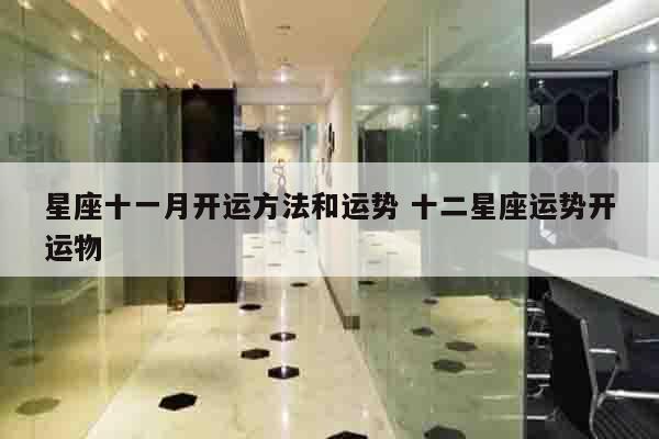 星座十一月开运方法和运势 十二星座运势开运物