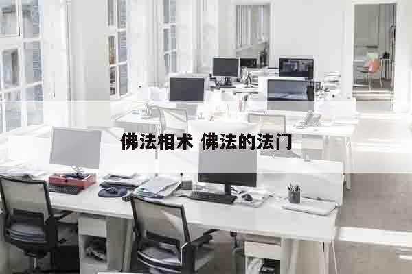 佛法相术 佛法的法门