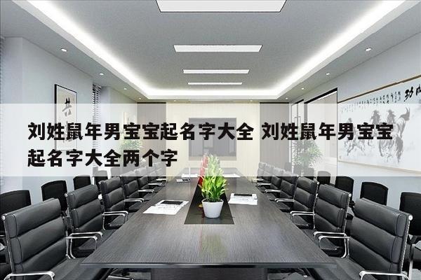 刘姓鼠年男宝宝起名字大全 刘姓鼠年男宝宝起名字大全两个字